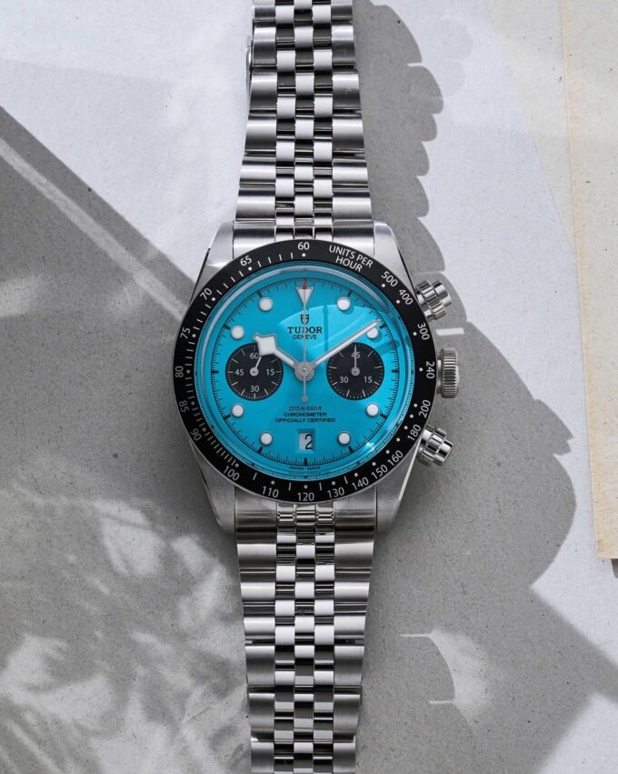 Black Bay Chrono Flamingo Blue
