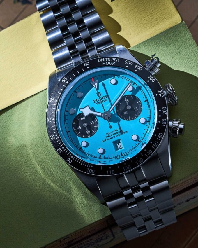 Black Bay Chrono Flamingo Blue