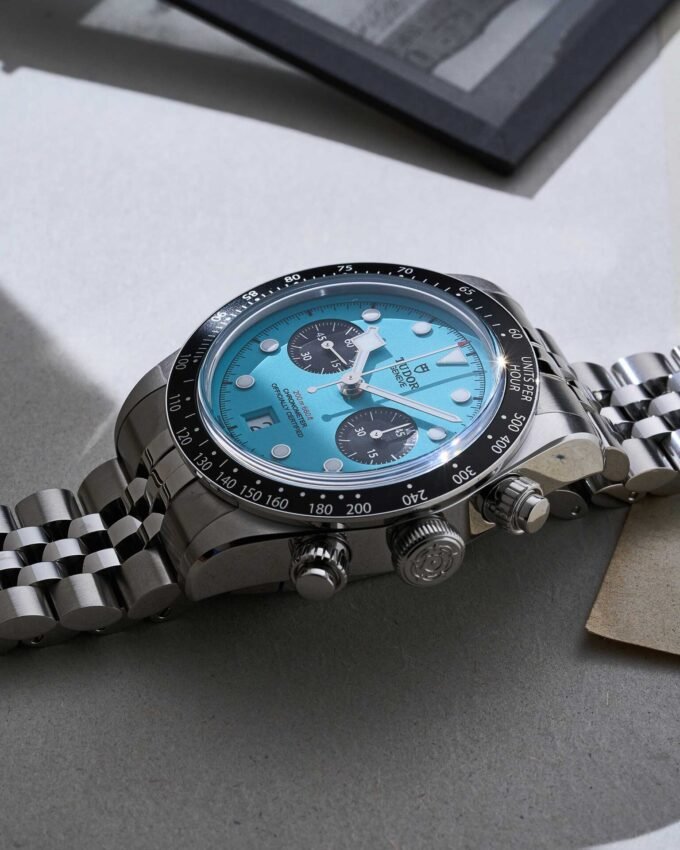Black Bay Chrono Flamingo Blue